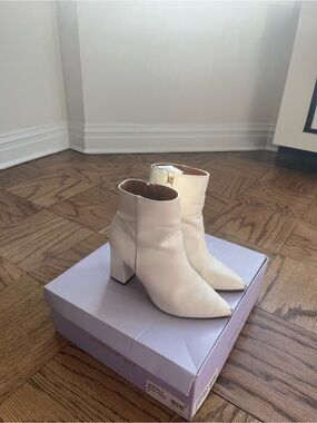 White Ankle Boots